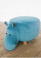 Пуфлик Бегемотик синий