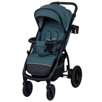 Коляска прогулочная Indigo EPICA XL AIR + с сумкой синий