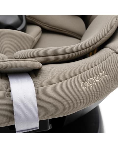 Автокресло Agex Drive i-Fix (0-36 кг), Luxury Beige (Бежевый)
