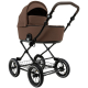 Детская коляска люлька Roan Bass Next Classic d12 2.0 1 в 1 BNC/71/1 Mocha Mousse/Black/руч.Cappuccino