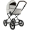 Детская коляска люлька Roan Bass Next Classic d12 2.0 1 в 1 BNC/74/1 Marzipan/Black/руч.Cappuccino