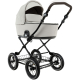 Детская коляска люлька Roan Bass Next Classic d12 2.0 1 в 1 BNC/74/1 Marzipan/Black/руч.Cappuccino