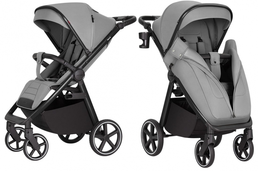 Коляска 2 в 1 Tutis Leo Plus, Warm Grey (068)