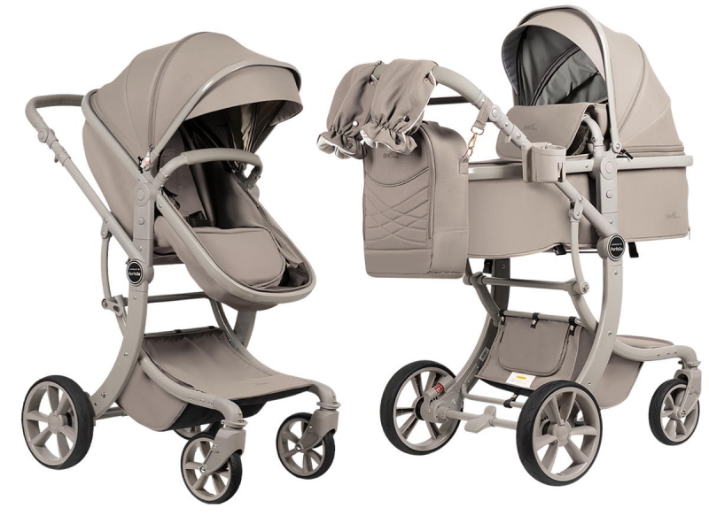 Коляска трансформер Aimile Adventurer ткань Фисташковый