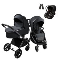 Детская коляска AmaroBaby Genius 3 в 1 серый