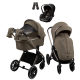 Детская коляска AmaroBaby Genius 3 в 1 коричневый