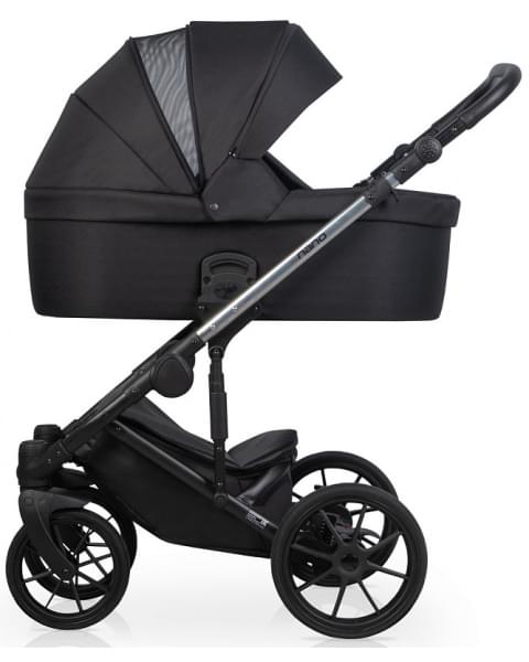 Коляска Riko Nano Thermo 2 в 1 цвет 13 Black (черный)