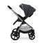 Коляска 2 в 1 Agex Life 2026, Midnight Grey (Темно-серый)