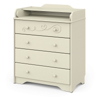 Детский пеленальный комод Атон М Сириус AIDEN МДФ 800/4 слоновая кость