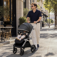 Коляска прогулочная UNIX Kids Verona / Верона серый