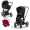 Коляска 3 в 1 Cybex Priam IV Chrome Brown и автокресло Aton B2 i-Size Dynamic Red Sepia Black