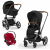 Коляска 3 в 1 Cybex Priam IV Chrome Brown и автокресло Aton B2 i-Size Dynamic Red Sepia Black