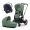 Коляска 3 в 1 Cybex Priam IV Chrome Brown complete и автокресло Aton B2 i-Size Bay Blue Leaf Green