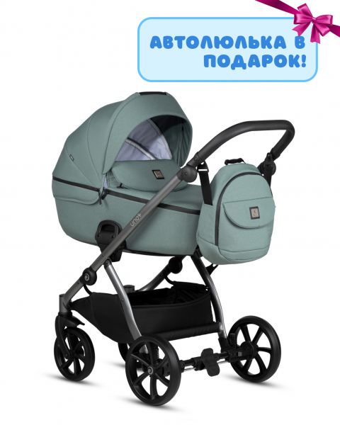 Коляска 2 в 1 Tutis Uno 5+ Essential Collection, Menta (143)