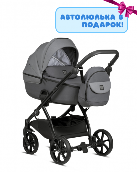 Коляска 2 в 1 Tutis Uno 5+ Earth Collection, Grey (022)