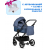 Коляска 2 в 1 Tutis Leo Plus, Indigo (286)