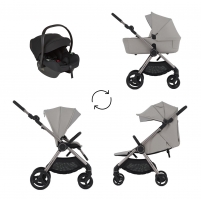 Детская коляска Anex iQ Premium 3 в 1 Silve 2025 (iq-19)