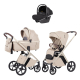 Коляска Carrello Vector CRL-6550 Nova Black Line 3 в 1 Seashell Beige 2026