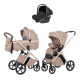 Коляска Carrello Vector CRL-6550 Nova Black Line 3 в 1 Walnut Beige 2026 