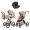 Коляска Carrello Vector CRL-6553 Vega Absolute Black 3 в 1 Walnut Beige 2026