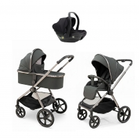 Коляска 3 в 1 Agex Life 2026, Midnight Grey (Темно-серый)