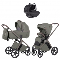 Коляска Carrello Vector CRL-6550 Vega Absolute Black 3 в 1 Artichoke Green 2026