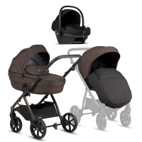 Детская коляска Tutis Uno 6 Plus Essential collection 3 в 1 с автокреслом Elo Lux EduSky Black 1602147 Tiramissu