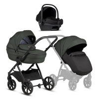 Детская коляска Tutis Uno 6 Plus Essential collection 3 в 1 с автокреслом Elo Lux EduSky Black 1602144 Pistaccio