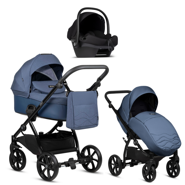 Детская коляска Tutis Leo Plus 3 в 1 286 Indigo