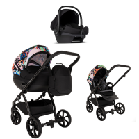 Детская коляска 3 в 1 Tutis Nanni 7 (119) Black Painting