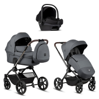Детская коляска Tutis Gio Plus 3 в 1 1552133 Grigio