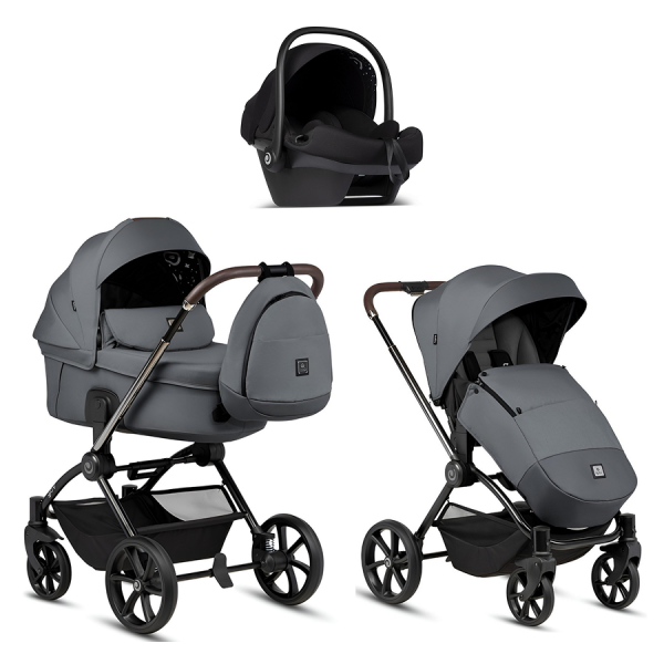 Детская коляска Tutis Gio Plus 3 в 1 1552133 Grigio