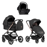 Детская коляска Tutis Gio Plus 3 в 1 1552135 Nero