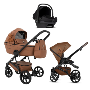 Детская коляска Tutis Viva 5+ Leather 2025 Limited 3 в 1 Teddy Bisquit