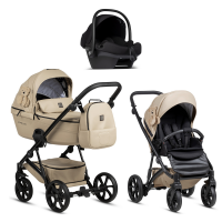 Детская коляска Tutis Viva 5+ Leather 2025 Limited 3 в 1 Teddy Creamy