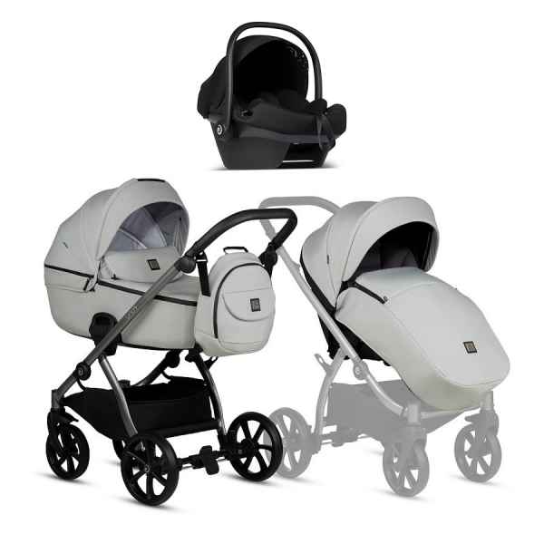 Коляска 3 в 1 Tutis Uno 5+ Essential Collection, Risso (142)