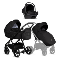 Коляска 3 в 1 Tutis Uno 5+ Essential Collection, Charcoal (100)