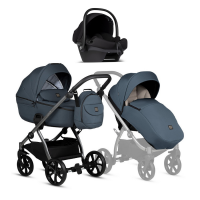 Коляска 3 в 1 Tutis Uno 5+ Essential Collection, Marine (160)