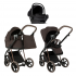 Детская коляска Roan Sol Vintage Luxury 3 в 1 с автокреслом Tutis Elo Lux EduSky Black VIN 04/TC Turkish Coffe/Bronze/руч.Cappuccino