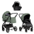 Детская коляска Tutis Leo 3 Plus 3 в 1 с автокреслом Elo Lux EduSky Black 15822039 Sage