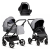 Детская коляска Tutis Leo 3 Plus 3 в 1 с автокреслом Elo Lux EduSky Black 1582227 Stone Grey