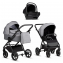 Детская коляска Tutis Leo 3 Plus 3 в 1 с автокреслом Elo Lux EduSky Black 1582227 Stone Grey