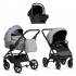 Детская коляска Tutis Leo 3 Plus 3 в 1 с автокреслом Elo Lux EduSky Black 1582227 Stone Grey