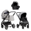 Детская коляска Tutis Leo 3 Plus 3 в 1 с автокреслом Elo Lux EduSky Black 1582068 Warm Grey