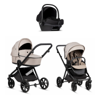Коляска 3 в 1 Tutis Mio 3+ NEW Essential,  Moon Rock (611)