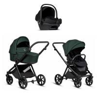 Коляска 3 в 1 Tutis Mio 3+ NEW Essential, Pacific Green (240)