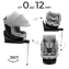 Автокресло Agex Drive i-Fix (0-36 кг), Luxury Grey (Серый)