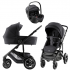 Коляска 3 в 1 Britax Roemer Smile 5Z Style и автокресло Baby-Safe PRO Style Carbon Black Carbon Black