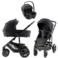 Коляска 3 в 1 Britax Roemer Smile 5Z Style и автокресло Baby-Safe PRO Style Carbon Black Carbon Black