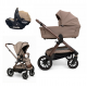 Коляска Agex Prima Pro 3 в 1 с автокреслом Luxmom 777 Dune (Бежевый)